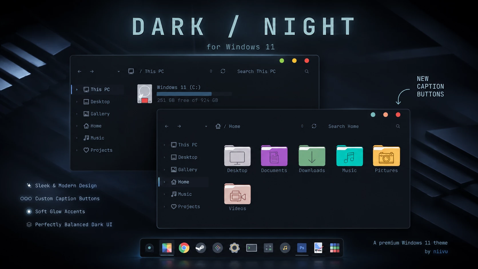 Kripton Windows 11 theme screenshot